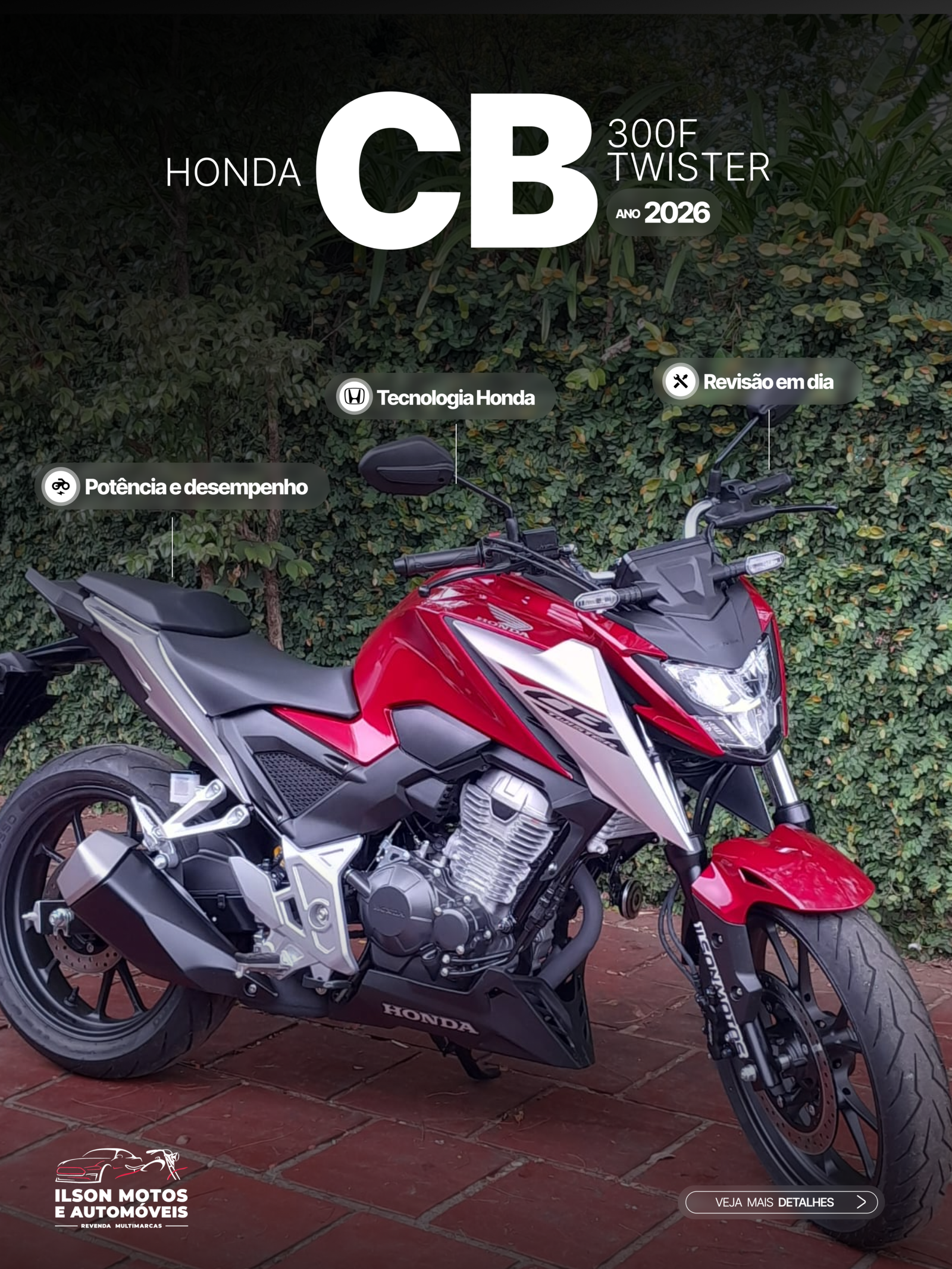 HONDA/CB300F TWISTER CBS ANO 2026