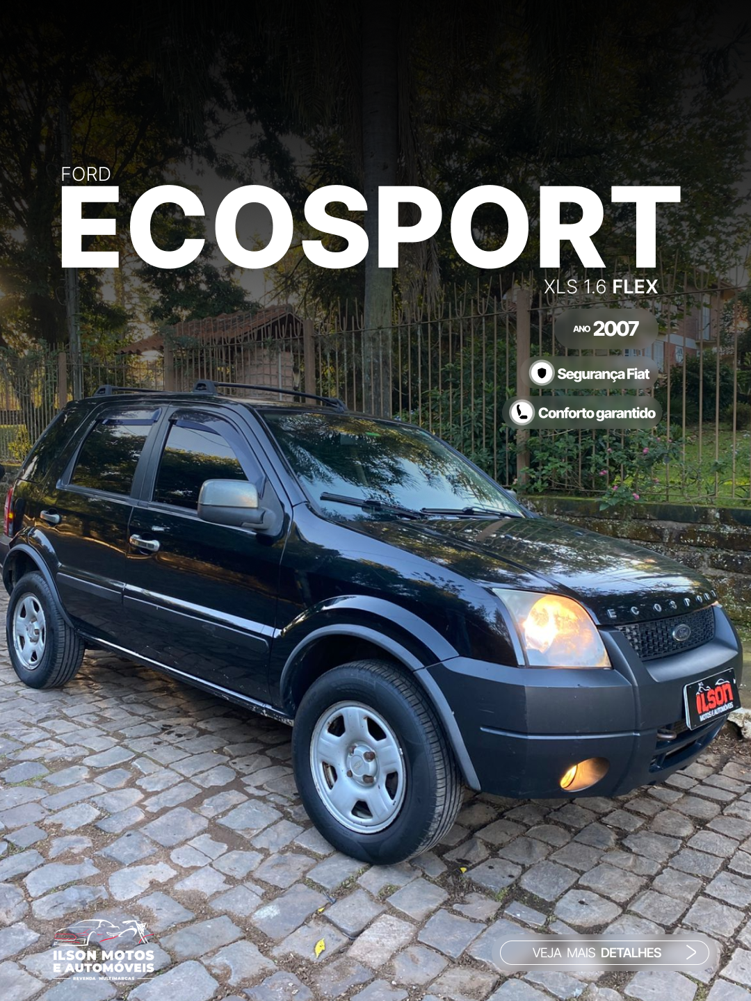 FORD/ECOSPORT XLS 1.6 FLEX ANO 2007