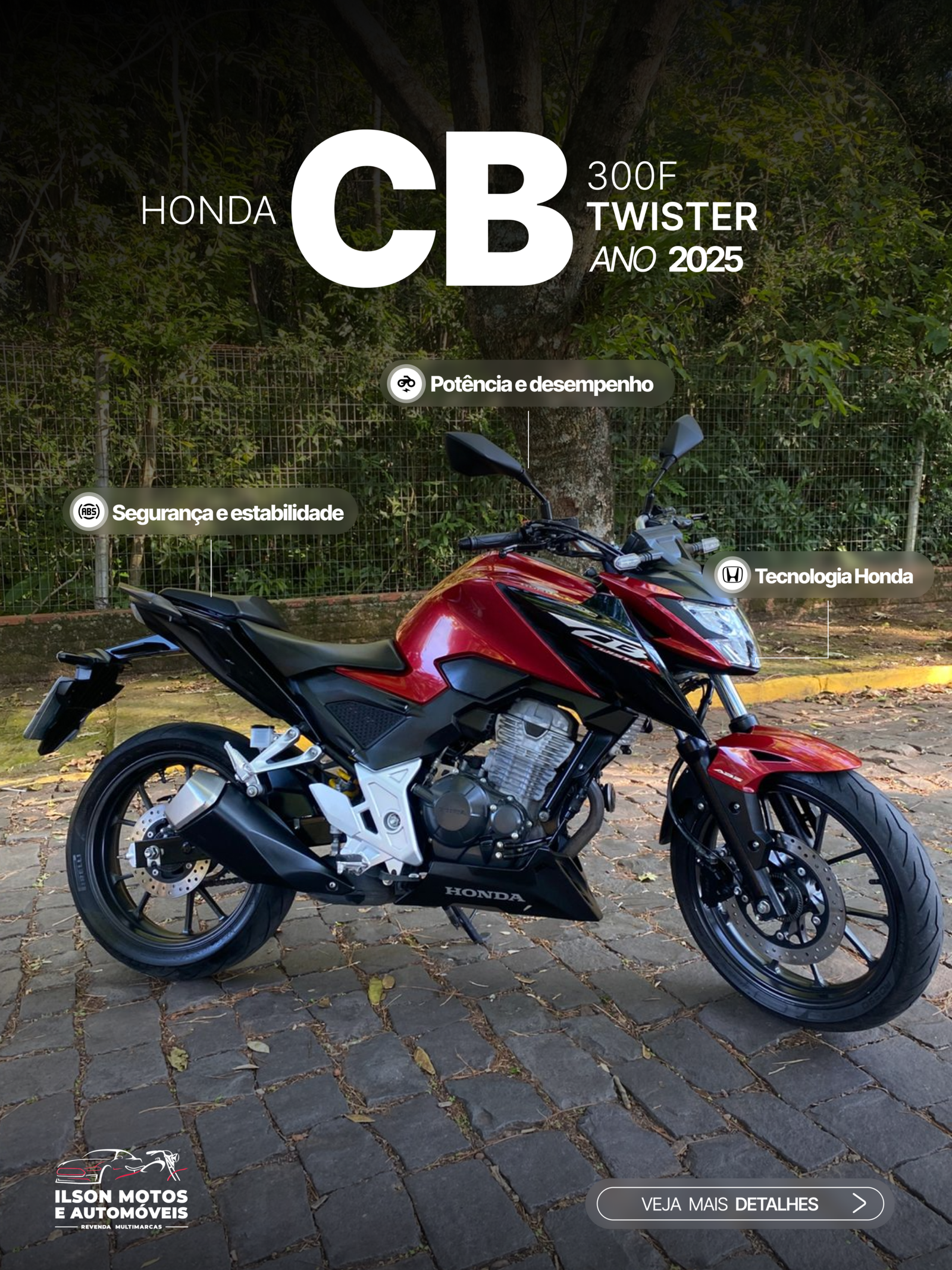 HONDA/CB300F TWISTER ABS ANO 2025