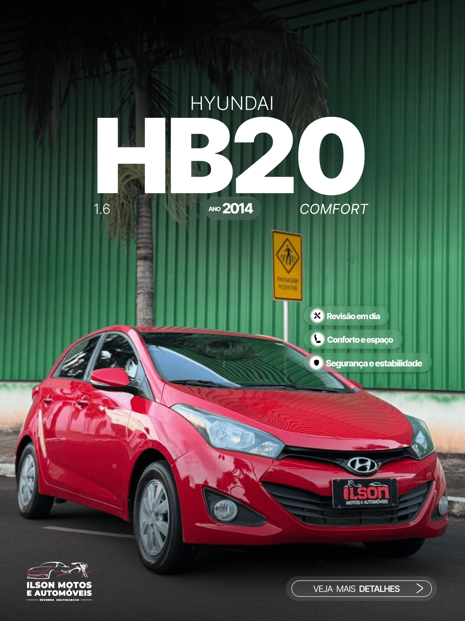 HYUNDAI/HB20 1.6 M COMFORT ANO 2014