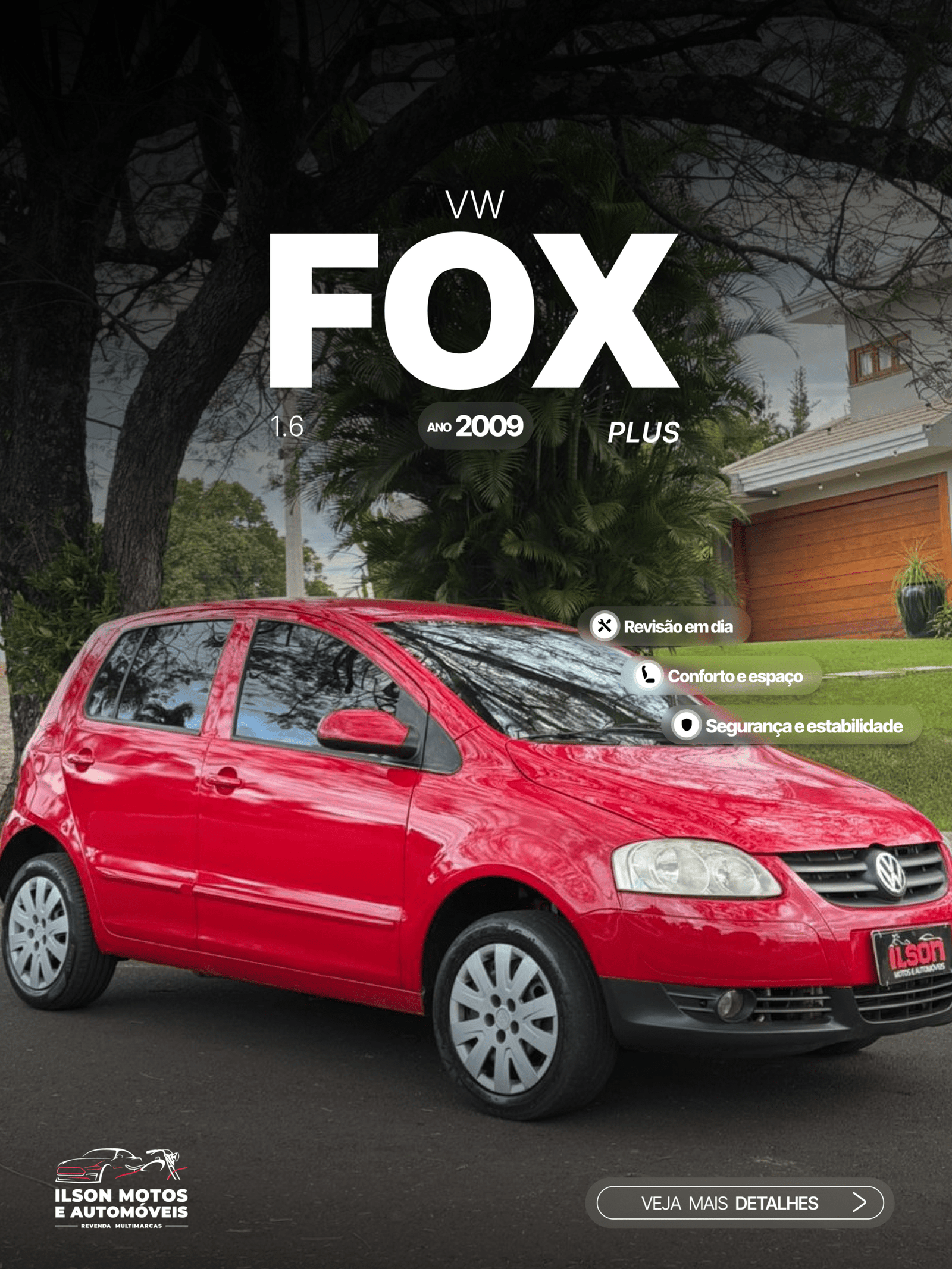 VW/FOX 1.6 PLUS ANO 2009