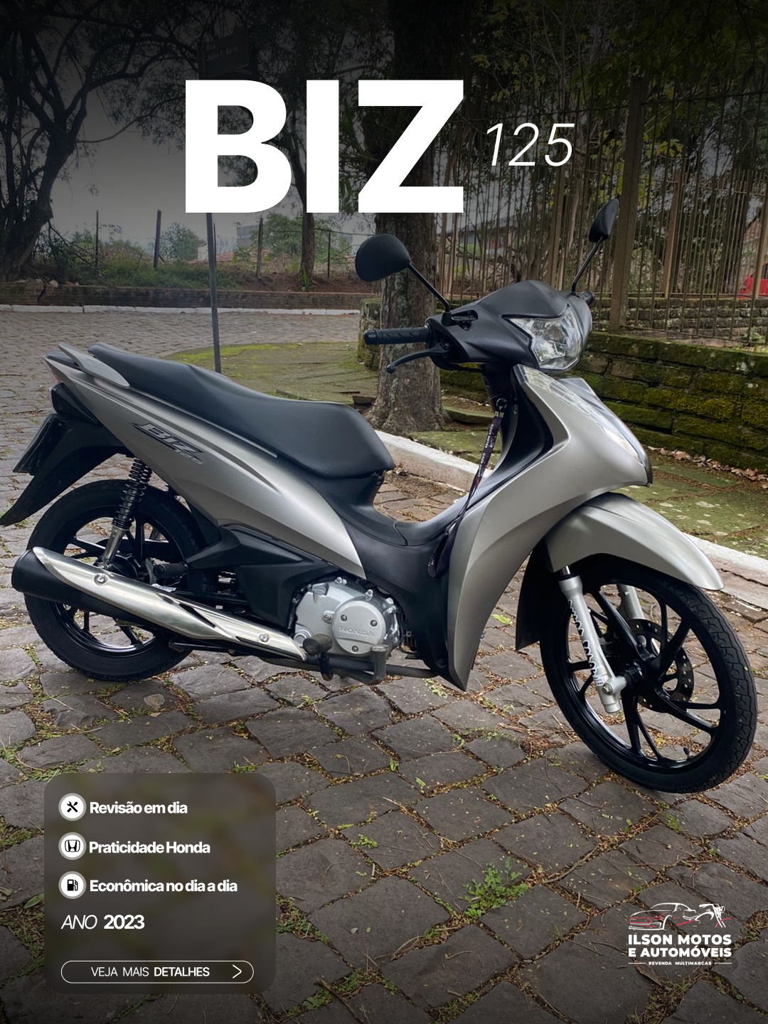 HONDA/BIZ 125 ANO 2023