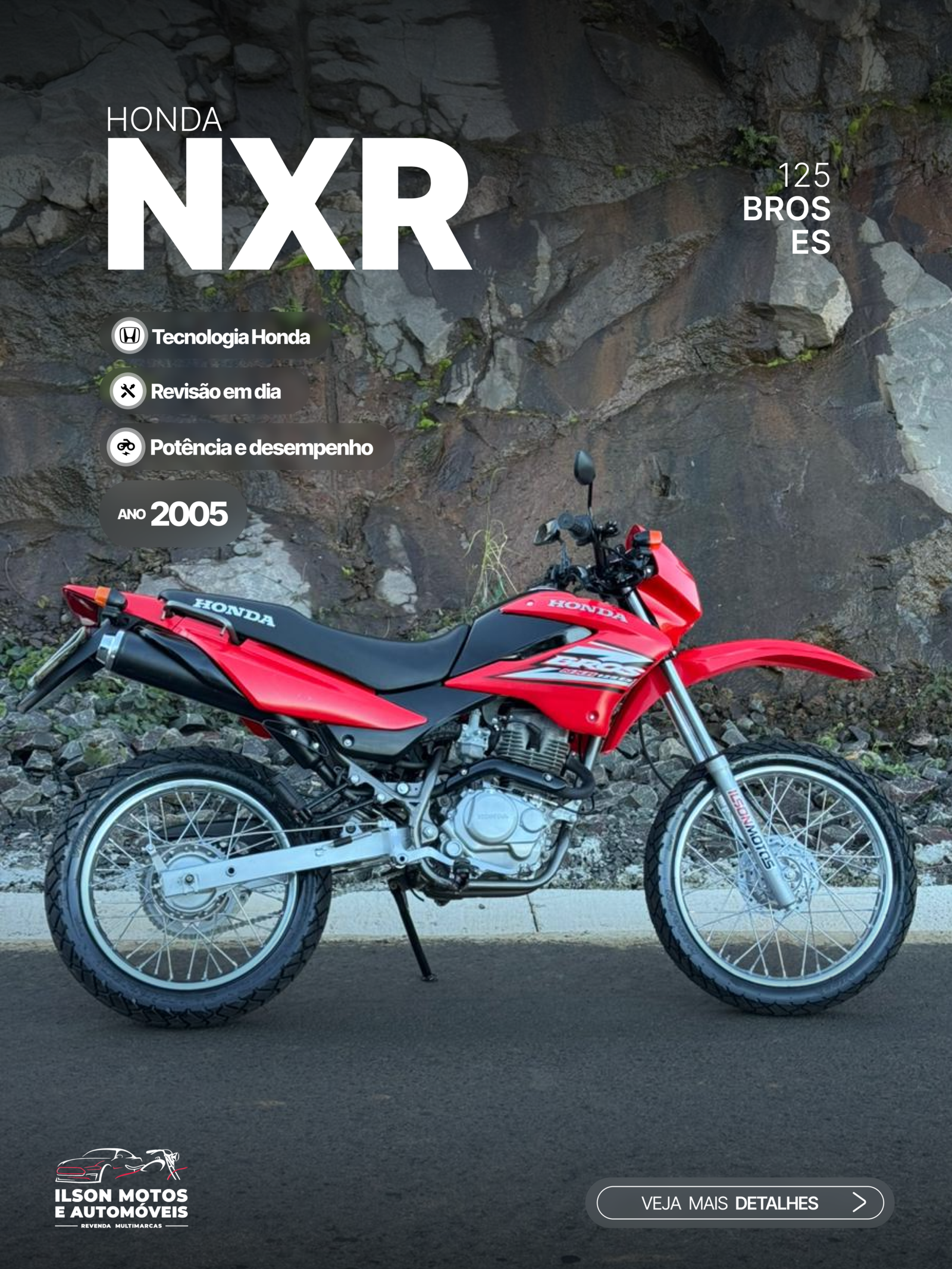 HONDA/NXR125 BROS ES ANO 2005