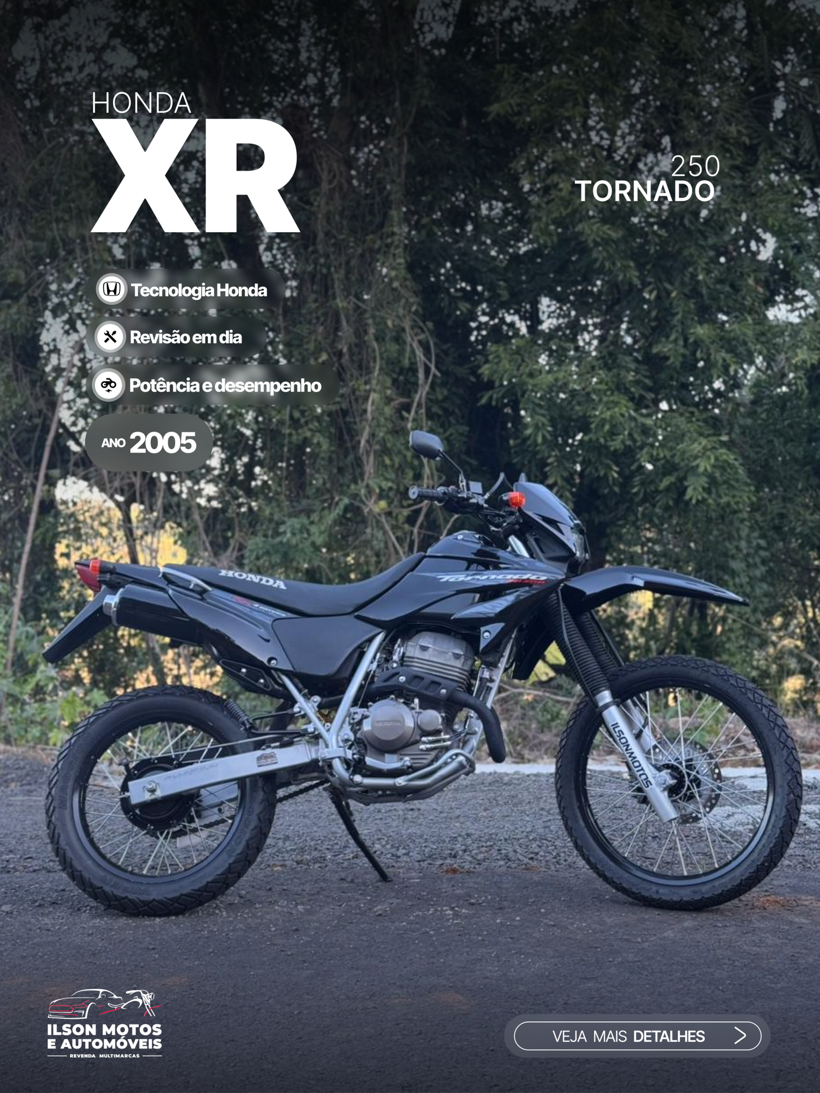 HONDA/XR250 TORNADO ANO 2005