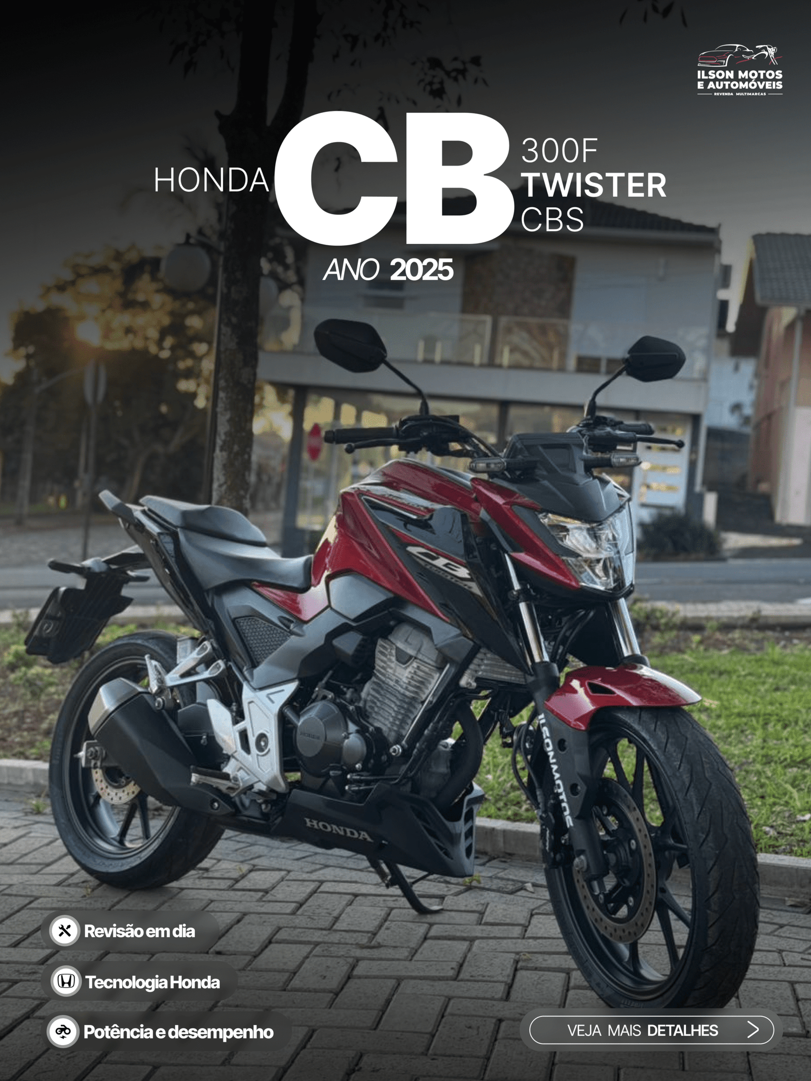HONDA/CB300F TWISTER CBS ANO 2025