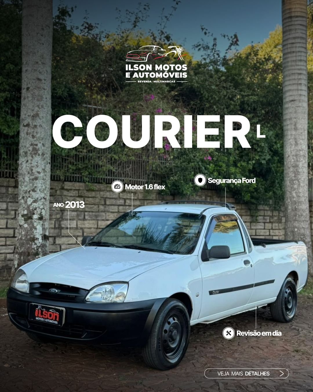 FORD/ COURIER L 1.6 FLEX ANO 2013