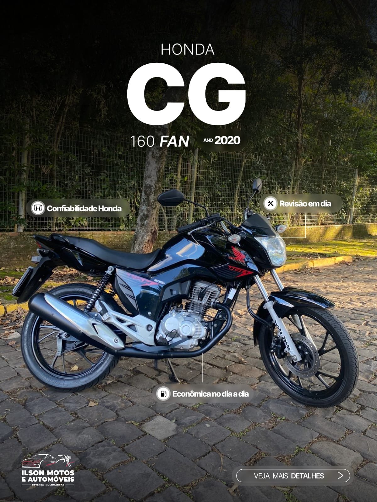 HONDA/CG 160 FAN ANO 2020