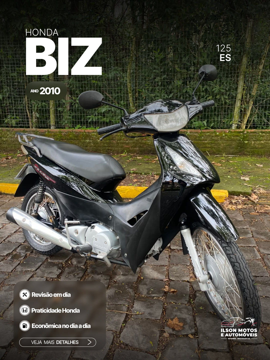 HONDA/BIZ 125 ES ANO 2010