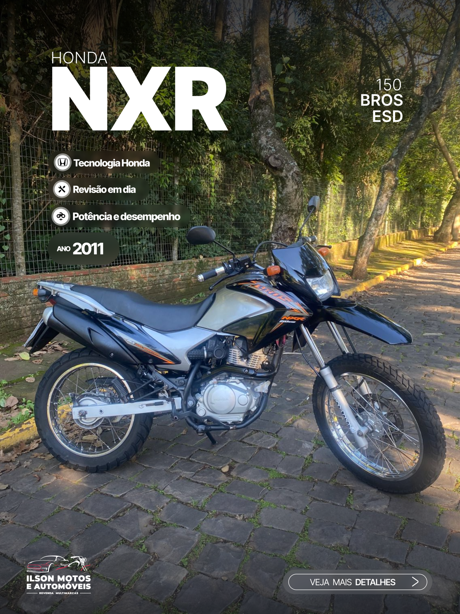 HONDA/NXR150 BROS ESD ANO 2011