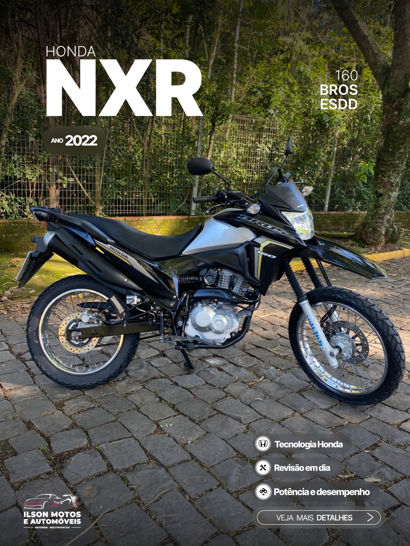HONDA/NXR 160 BROS ESDD ANO 2022