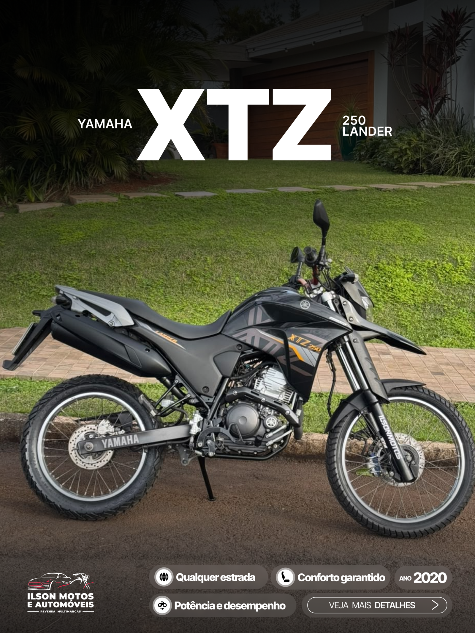 YAMAHA/XTZ 250 LANDER ANO 2020