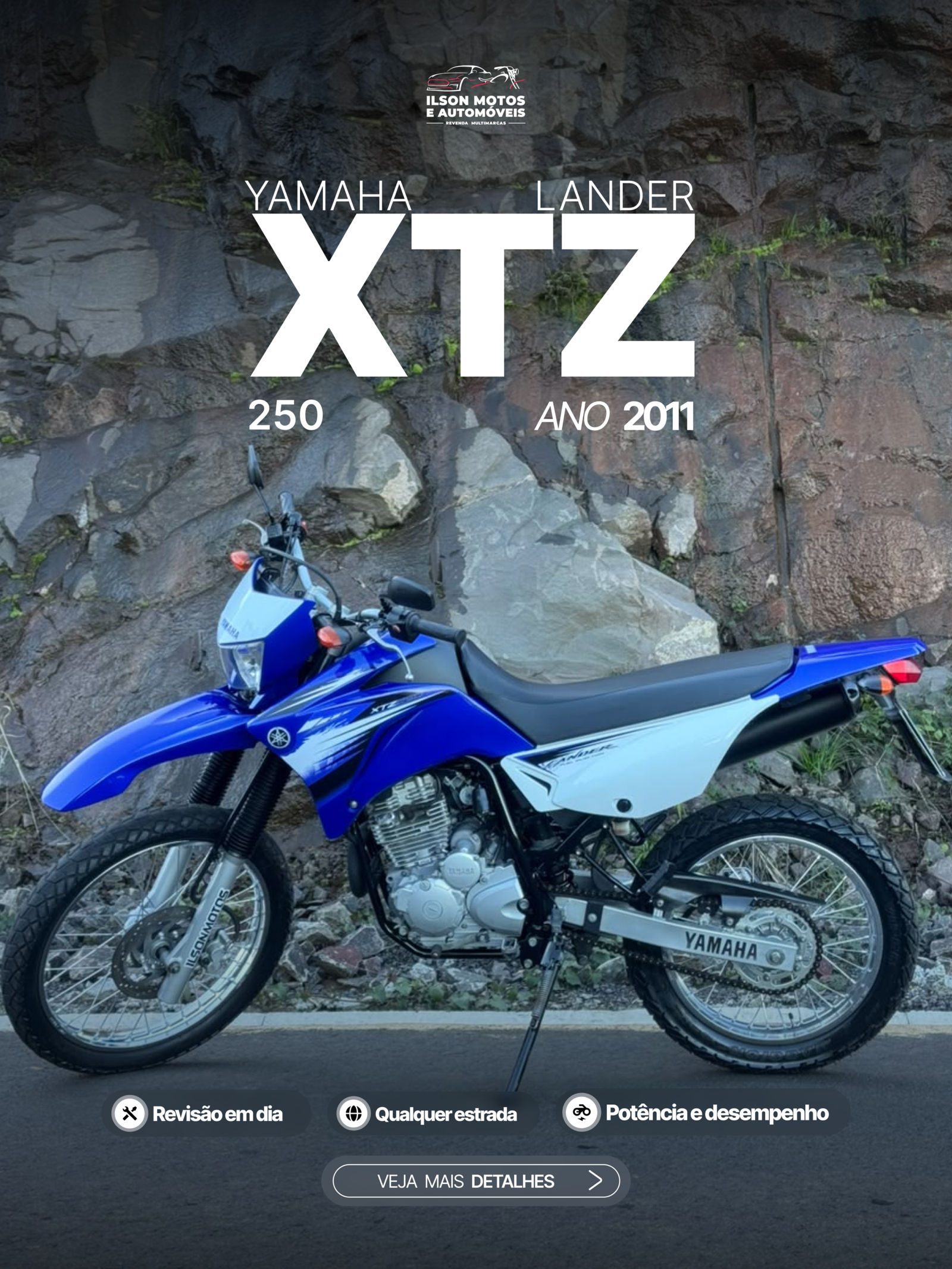 YAMAHA/XTZ 250 LANDER ANO 2011