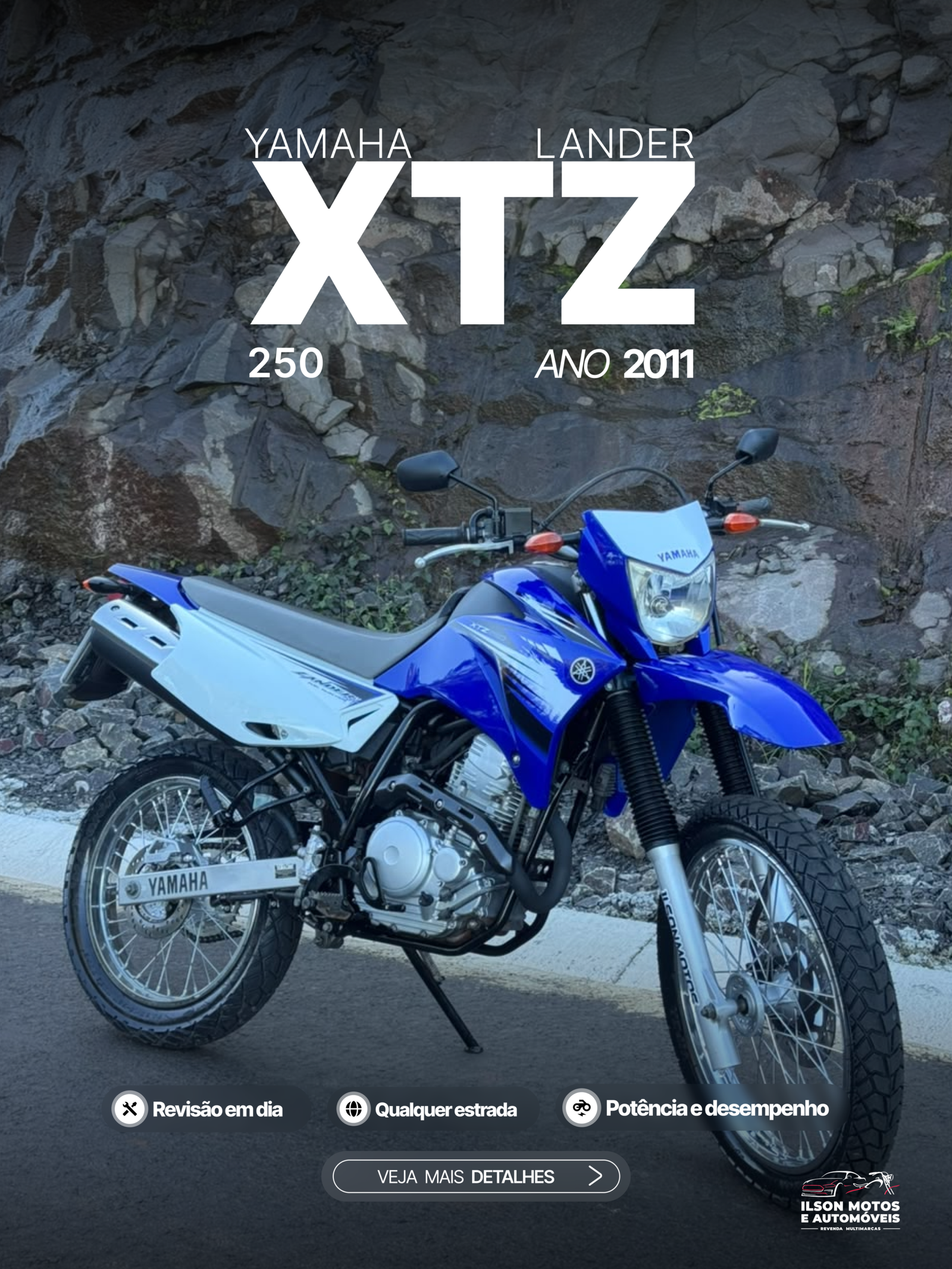 YAMAHA/XTZ 250 LANDER ANO 2011